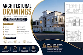 create planning and building regulations architectural drawings