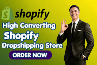 design a shopify dropshipping store that converts