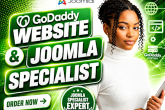 design joomla website customize or redesign godaddy website online store sec ai
