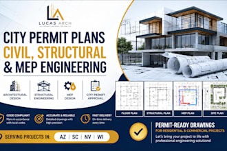 design city permit plan civil and structural engineering mep in arizona sc nv wi