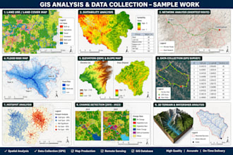 data and gis analysis for you