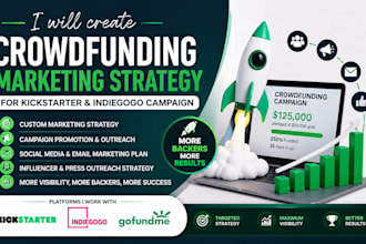 create crowdfunding marketing strategy kickstarter promotion campaign