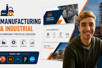 do manufacturing presentation, industrial company profile, corporate powerpoint