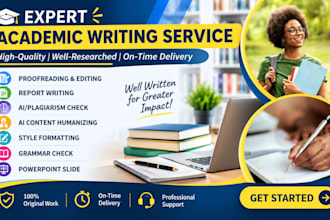 do expert academic writer service, book editing, proofreading, powerpoint slide