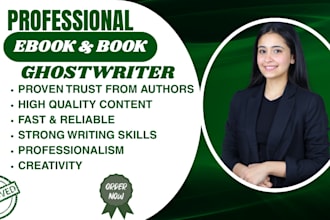 be your nonfiction book and ebook ghostwriter