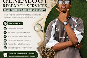 do professional genealogy and family history research