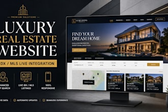 build an elite real estate website with idx mls integration