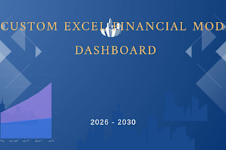 create a custom excel financial model and business dashboard