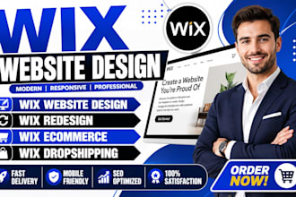 setup wix website design redesign wix dropshipping wix ecommerce
