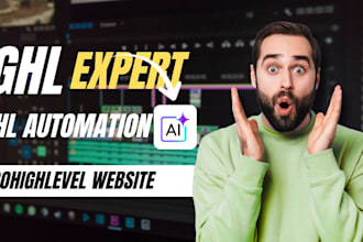 be ghl expert, build gohighlevel website, ghl crm automation, ghl landing page