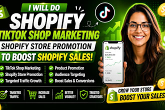do shopify tiktok shop marketing and shopify store promotion to boost sales