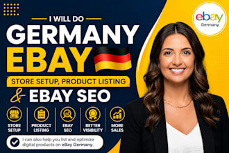 do germany ebay store setup, product listing, germany ebay seo, germany ebay