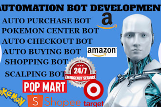create auto checkout bot auto buying bot popmart bot walmart bot