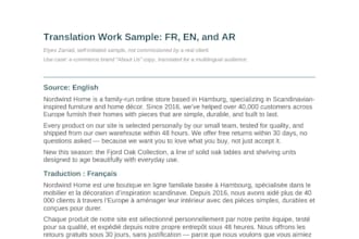 translate your documents between french, english, and arabic