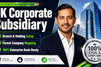 setup UK branch and subsidiary for overseas parent companies
