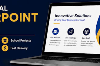 design a professional powerpoint presentation for your business or school