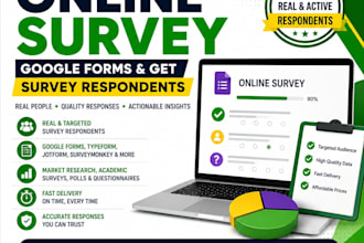 create online survey, google form and get survey respondents