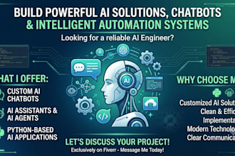 build ai chatbots, llm apps, and automation using python