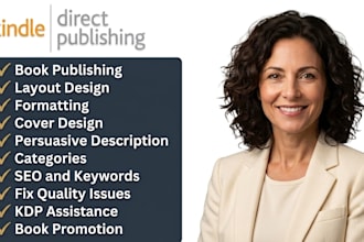 format,publish,promote your book on amazon and KDP kindle