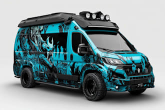create food truck wrap design, food trailer wrap design
