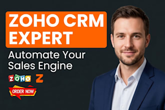 zoho CRM specialist for custom setup, automation, and zoho one integration