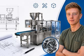 food machine drawing, food processing cad, machine cad, cad drafting expert