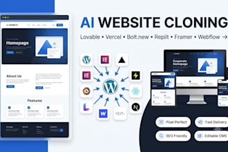 do ai website cloning on lovable, vercel, bolt on wordpress or any cms platform