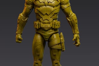 sculpt 3d articulated action figures, flexi toys, anime figurines and stl models
