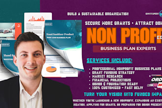 write a grant ready nonprofit business plan and funding strategy