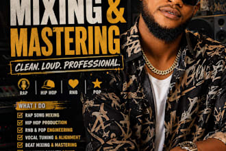 be your male singer vocalist hip hop singer, male rapper songwriter producer
