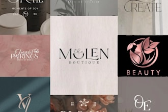 do beauty, makeup artist, skin care, spa salon and cosmetics logo design