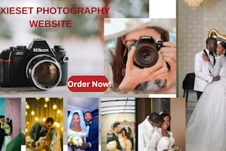 design an attractive pixieset website, photography website, wix, squarespace