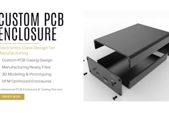 do custom pcb enclosure, pcb casing, electronics case design for manufacturing