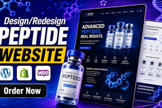 build an fda compliant peptide website and research peptide store on woocommerce