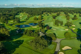 design realistic 3d golf course terrain, golf resort and golf course landscape