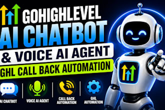 gohighlevel ai chatbot, go high level voice ai agent, ghl call back automation
