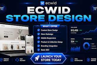 design redesign your ecwid dropshipping store ecwid website expert