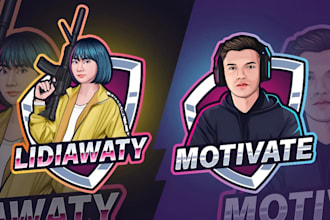 create a retro cartoon mascot illustration for your brand