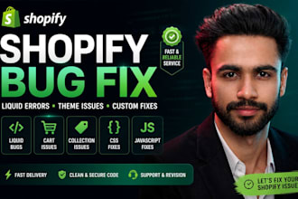 fix shopify bugs, liquid errors, and theme issues