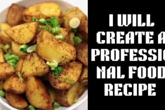 write original recipes, meal plans