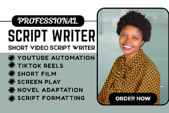 write engaging youtube automation script, faceless channels script writer