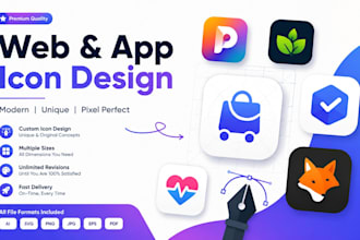 create custom icon set favicon mobile app icons design android ios development