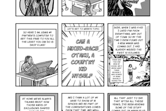 draw a professional comic book page or sequential art