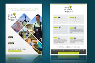 design a professional flyer for your business or product