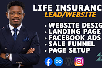 build life insurance sales funnel, life insurance leads using facebook ads