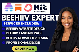 beehiiv landing page design beehiiv website beehiiv newsletter beehiiv expert
