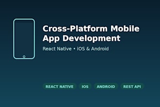 develop a cross platform mobile app with react native