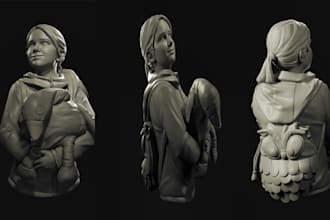 do high quality 3d sculpts and miniatures for 3d printing