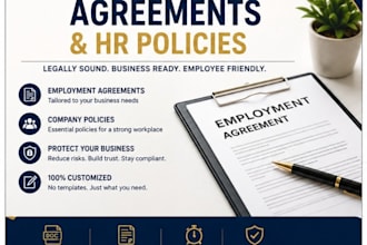 a custom employment agreement with company policies for your business
