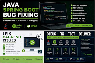 fix java spring boot bugs errors and backend issues